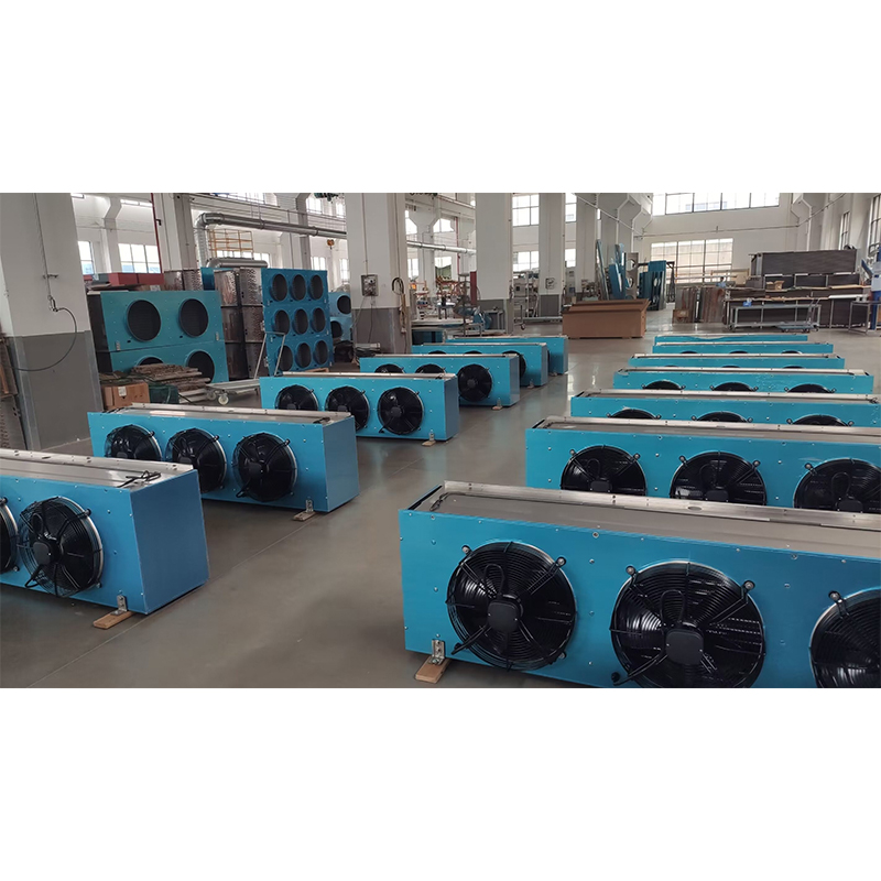 How can the fins of an air cooler be prevented from cracking in low-temperature environments?